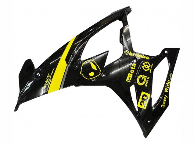 Carénages Moto BMW S1000RR 2019-2022 - Noir Brillant Jaune