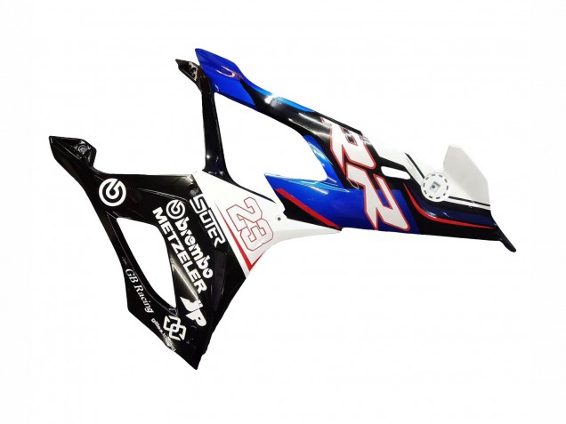 Carénages Moto BMW S1000RR 2019-2022 - Bleu Rouge Blanc 23