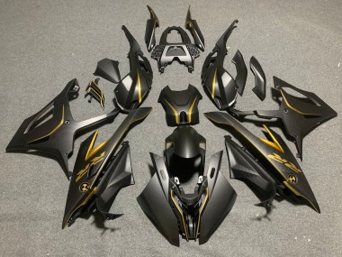 Carénages Moto BMW S1000RR 2019-2022 - Noir Or Fibre de Carbone