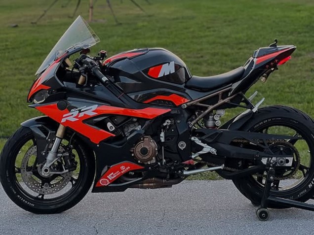 Carénages Moto BMW S1000RR 2019-2022 - Rouge Noir