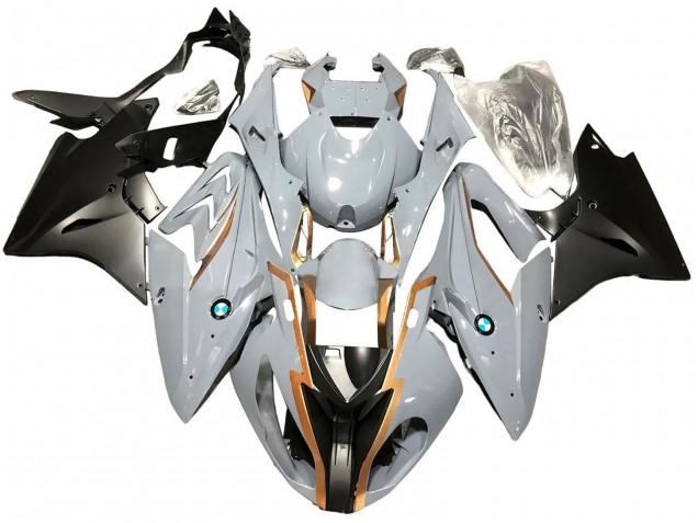 Carénages Moto BMW S1000RR 2017-2018 - Nardo Gris Noir Mat