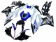 Kits Carénage Moto BMW S1000RR 2015-2016 - Blanc Bleu Noir Brillant