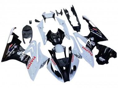 Carénages Moto BMW S1000RR 2015-2016 - Blanc Noir Brillant Fiamm