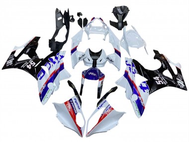 Carénages Moto BMW S1000RR 2009-2014 - Blanc Rouge Bleu Noir Tyco