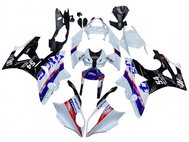 Carénages Moto BMW S1000RR 2009-2014 - Blanc Rouge Bleu Noir Tyco