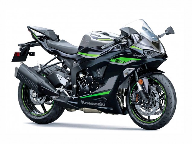 Carénages Moto Kawasaki ZX6R 2023-2026 - Noir Gris Vert Ninja