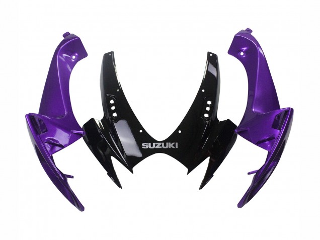 Kits Carénage Moto Suzuki GSXR 600 / GSXR 750 2006-2007 - Violet Noir Brillant