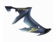 Carénages Moto Yamaha YZF 1000 R1 2004-2006 - Bleu Foncé Or Décalque