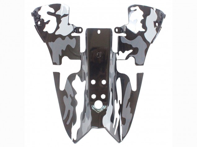 Carénages Moto Yamaha YZF 1000 R1 2007-2008 - Gris Blanc Camouflage Requin