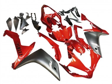 Carénage Moto Yamaha YZF 1000 R1 2007-2008 - Rouge Noir Mat