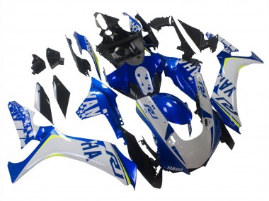 Carénages Moto Yamaha YZF 1000 R1 2020-2025 - Blanc Bleu Jaune Néon Noir Brillant