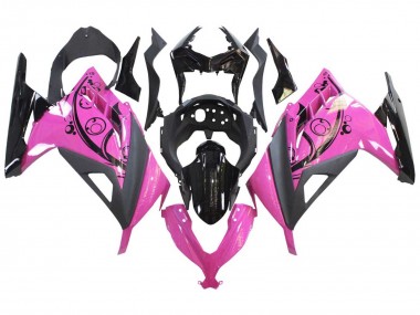 Carénages Moto Kawasaki EX300 2013-2017 - Rose Noir