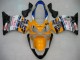Carénages Moto Honda CBR600 F4i 2004-2007 - Jaune Bleu Blanc Noir Nastro Azzurro