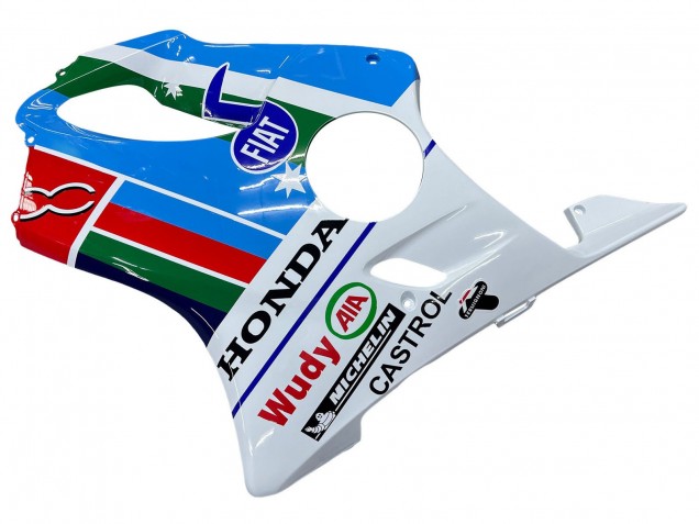 Carénages Moto Honda CBR600 F4i 2004-2007 - Blanc Bleu Vert Rouge