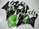 Carénages Moto Kawasaki ZX6R 2013-2018 - Vert Jaune Noir Brillant Noir Mat