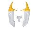 Carénages Moto Honda CBR900RR 919 1998-1999 - Blanc Jaune Noir Brillant