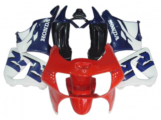 Carénages Moto Honda CBR900RR 919 1998-1999 - Blanc Rouge Bleu