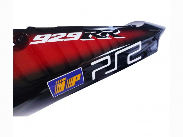 Carénages Moto Honda CBR900RR 929 2000-2001 - Rouge Blanc Noir Brillant PlayStation 2