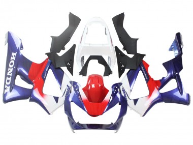 Carénages Moto Honda CBR900RR 929 2000-2001 - Blanc Rouge Bleu