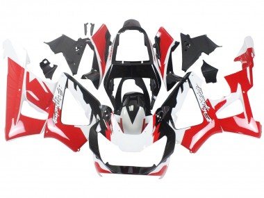Carénages Moto Honda CBR900RR 929 2000-2001 - Blanc Rouge Noir Brillant Courses