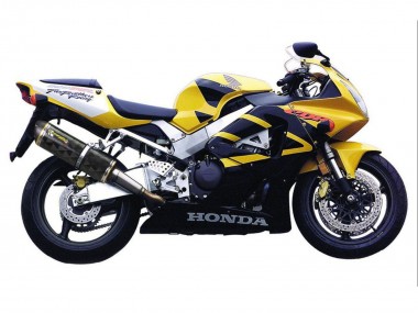 Carénages Moto Honda CBR900RR 929 2000-2001 - Jaune Bleu Foncé