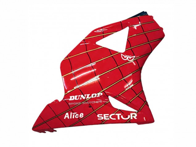 Carénages Moto Honda CBR900RR 954 2002-2003 - Rouge Bleu Foncé Dunlop