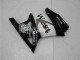 Carénages Moto Kawasaki EX250 2008-2012 - Noir Brillant Blanc West