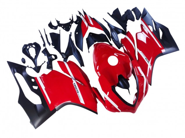 Carénages Moto Ducati 959 2015-2020 - Rouge Noir Mat