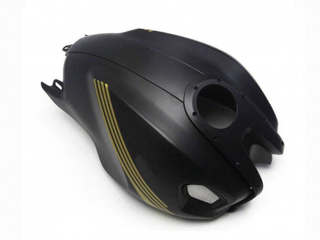 Carénages Moto Ducati Monster 696 796 1100 1100S 2008-2012 - Noir Mat Or