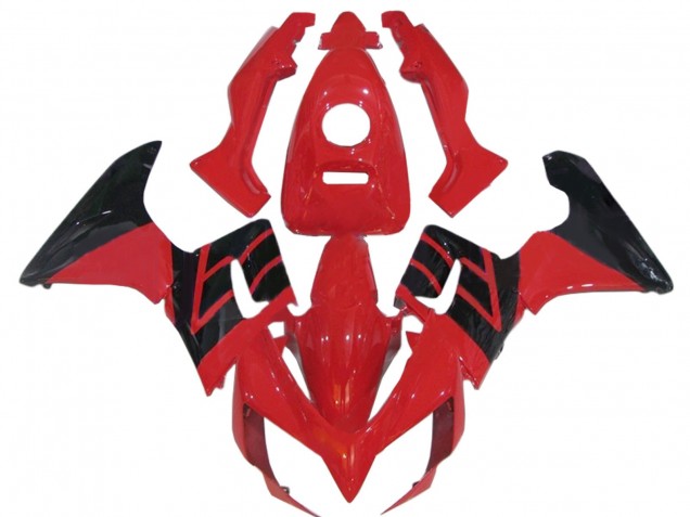 Carénages Moto Honda CBR125R 2002-2006 - Rouge Noir Brillant Bande