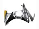 Carénages Moto Honda CBR500R 2013-2015 - Argent Jaune Noir Mat