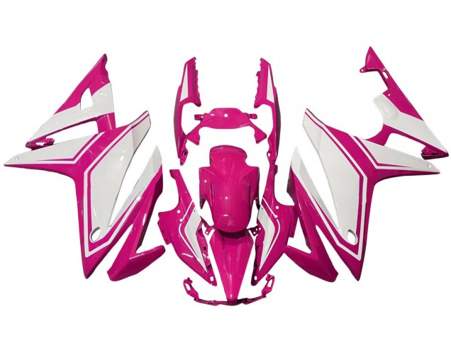 Carénages Moto Honda CBR500R 2016-2018 - Rose Blanc