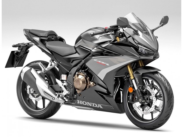 Carénages Moto Honda CBR500R 2022-2023 - Argent Gris Noir Mat