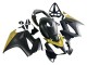 Carénages Moto Honda VFR 800 2002-2013 - Jaune Noir Mat