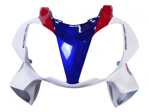 Carénages Moto Honda VFR 800 2002-2013 - Blanc Rouge Bleu Motul