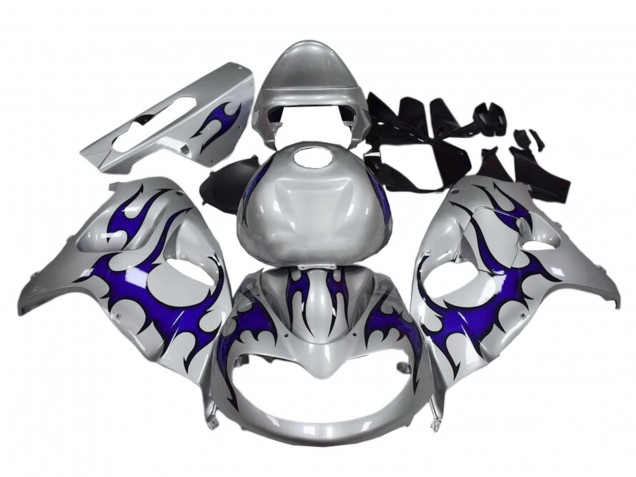 Carénages Moto Suzuki TL1000R 1998-2003 - Argent Bleu