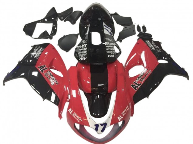 Carénages Moto Suzuki TL1000R 1998-2003 - Rouge Noir Courses 17