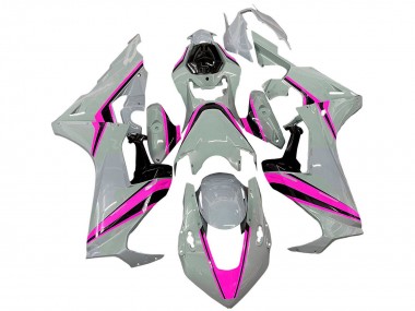 Carénages Moto Honda CBR1000RR 2017-2023 - Blanc Rose Noir