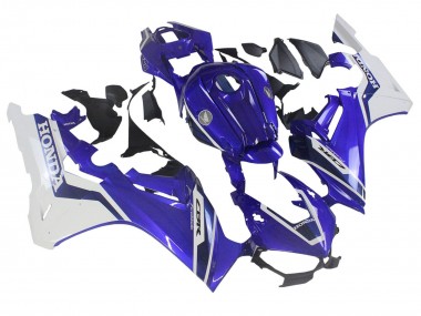 Carénages Moto Honda CBR1000RR 2017-2023 - Blanc Bleu
