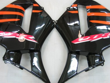 Carénages Moto Honda CBR600RR 2005-2006 - Orange Noir Argent