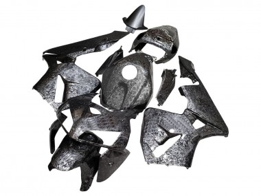 Carénages Moto Honda CBR600RR 2005-2006 - Noir Fibre de Carbone Forgée