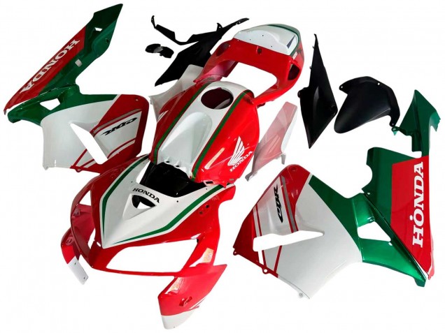 Carénages Moto Honda CBR600RR 2005-2006 - Rouge Blanc Vert