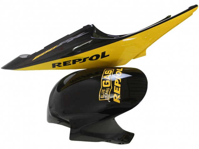 Carénages Moto Honda CBR600RR 2005-2006 - Jaune Noir Repsol