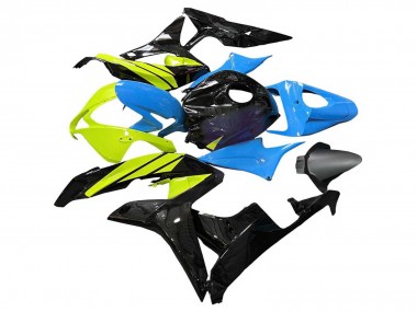 Carénages Moto Honda CBR600RR 2007-2008 - Bleu Jaune Noir Brillant