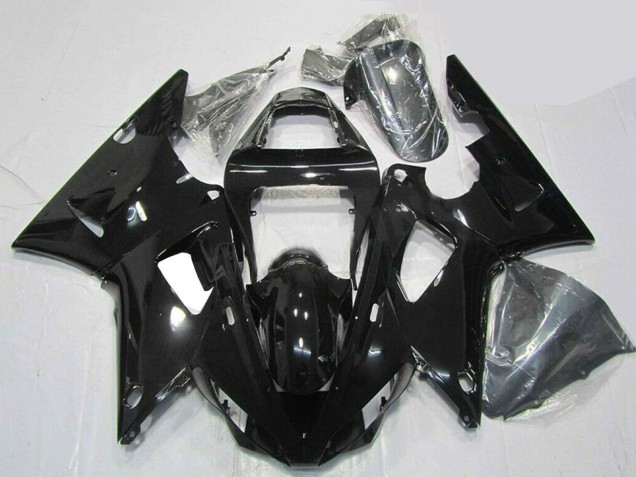 Carénages Moto Yamaha YZF R1 2000-2001 - Noir Brillant