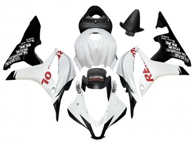 Carénages Moto Honda CBR600RR 2007-2008 - Blanc Noir Mat Rouge Repsol