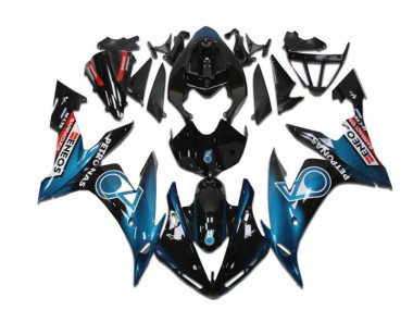 Carénages Moto Yamaha YZF R1 2004-2006 - Bleu Sarcelle Noir Brillant Rouge Petronas ENEOS