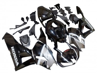 Carénages Moto Honda CBR600RR 2013-2023 - Argent Noir Brillant