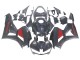 Carénages Moto Honda CBR600RR 2013-2023 - Noir Fibre de Carbone Rouge