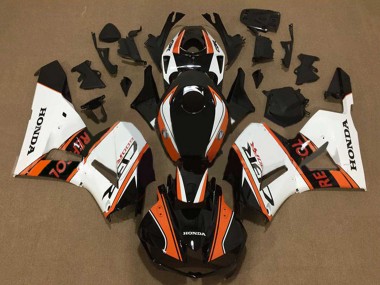 Carénages Moto Honda CBR600RR 2013-2023 - Blanc Orange Noir Brillant Repsol